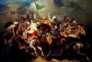 Muslim Warriors Horseback