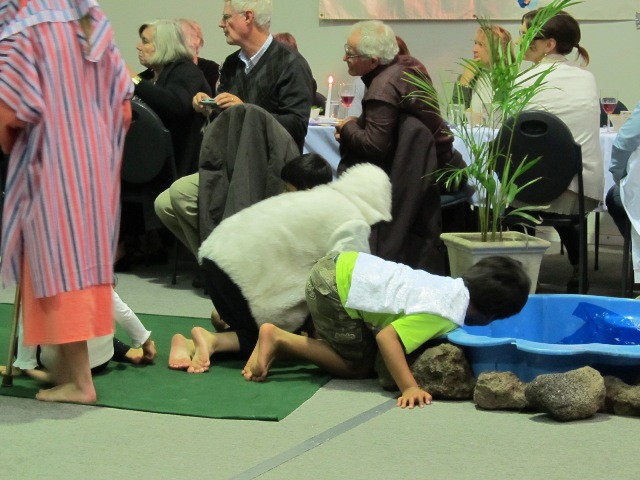 Children in the Passover Play