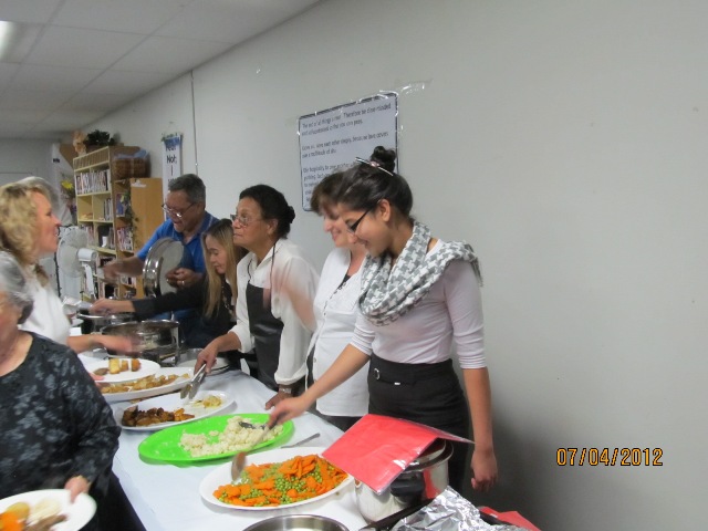 Serving the Passover Meal
