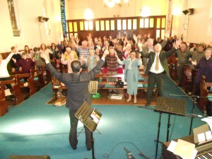 Christians from 10 different churches in Geelong pray for Australia's revival