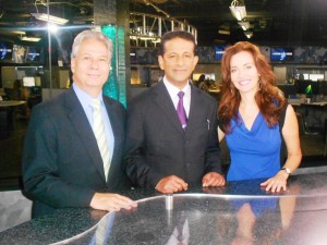Pr Daniel with CBN Journalists Wendy & Gary