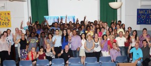 Indigenous and non-Indigenous people unite after reconciliation