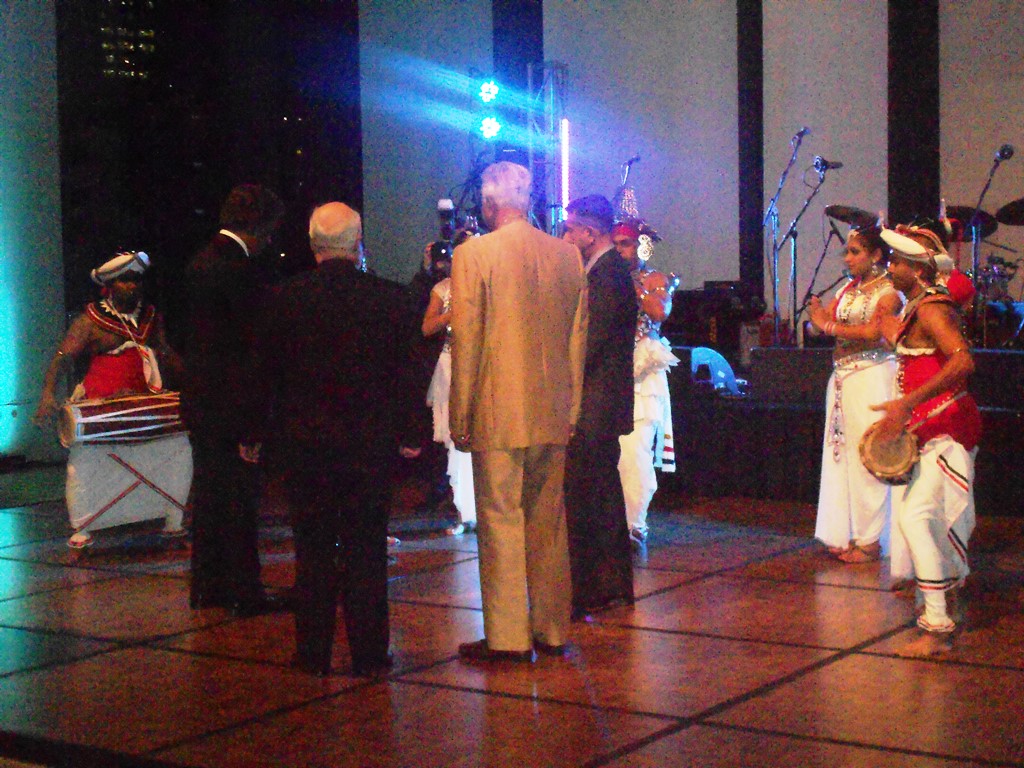 RUAP National President with Mr Fernando (Founder of Dilmah Tea) and