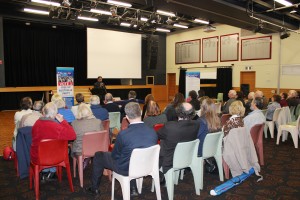 Daniel Nalliah addresses the RUAP meeting in Devenport