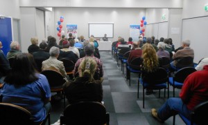 President Daniel Nalliah speaking in Albany WA