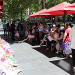 flowers outside Lindt